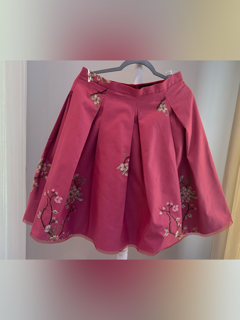 Rare vintage KENZO embroidered skirt, originally part of a matching floral jacke